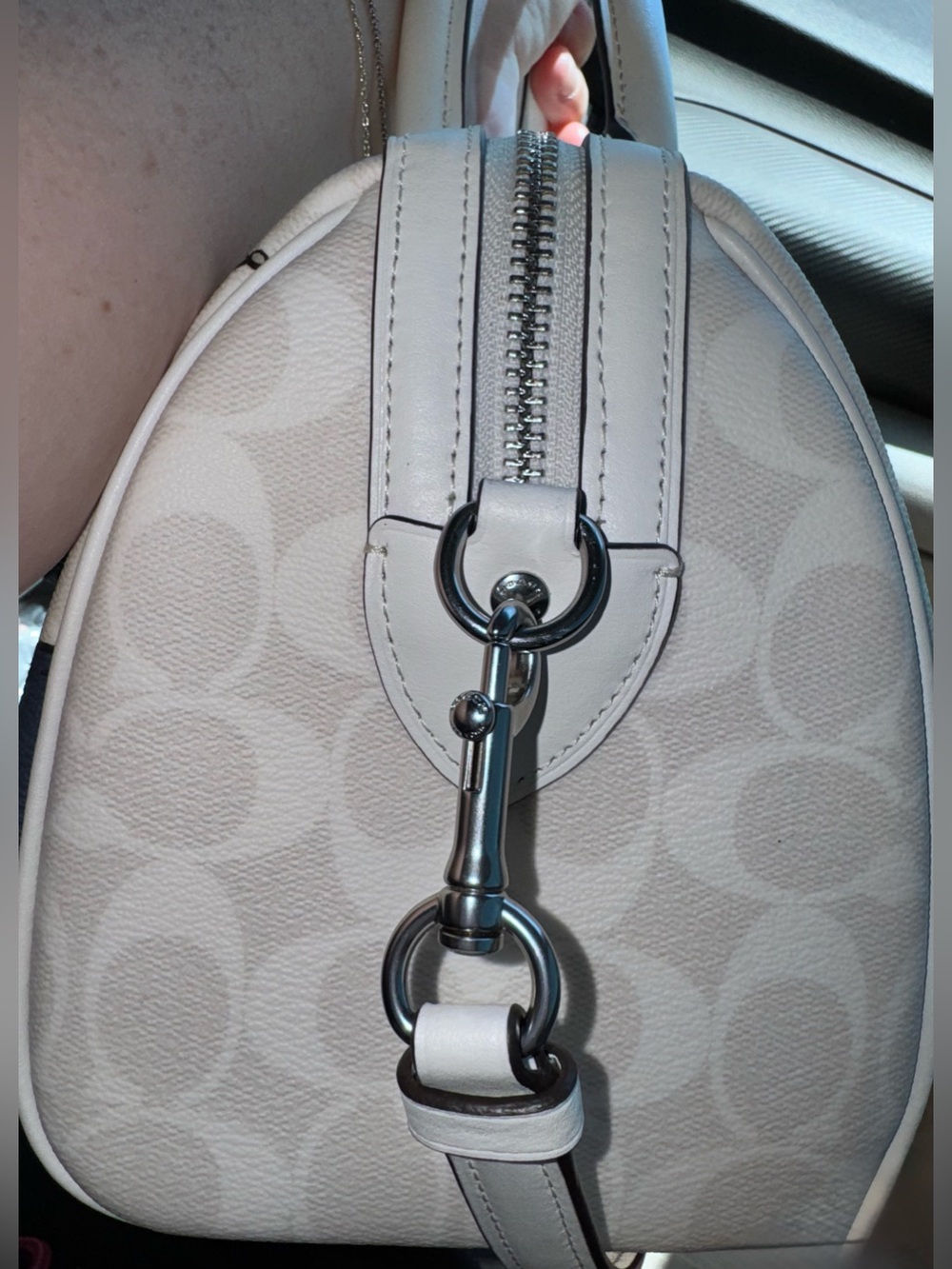 Coach Rowan Trompe L'oeil Print Signature Canvas Satchel 2023 (CH168) NWOT $428 - Picture 8 of 16